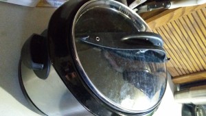 Vintage West Bend Slow Cooker Replacement Pot- lid has small